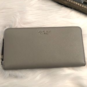 Kate Spade Continental Wallet Cameron Soft Taupe
